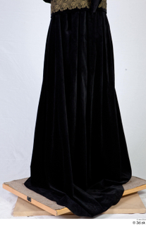 Photos Medieval Monk in Black suit 1 15th century Medieval Clothing Monk lower body skirt 0004.jpg